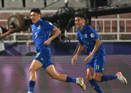 Thailand Menang atas Kirgistan 2-0, Dua Gol Diborong Supachai Chaided