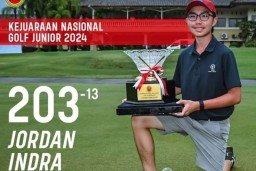 Jordan Indra Kembali Sabet Juara Kejurnas Golf Junior Indonesia 2024