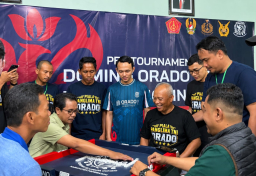128 Peserta Ramaikan Turnamen Domino Piala Panglima TNI di Pamekasan
