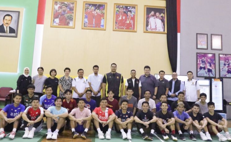 Jelang Olimpiade Paris 2024, Menpora Dito Tinjau Persiapan Tim Bulu Tangkis di Pelatnas Cipayung