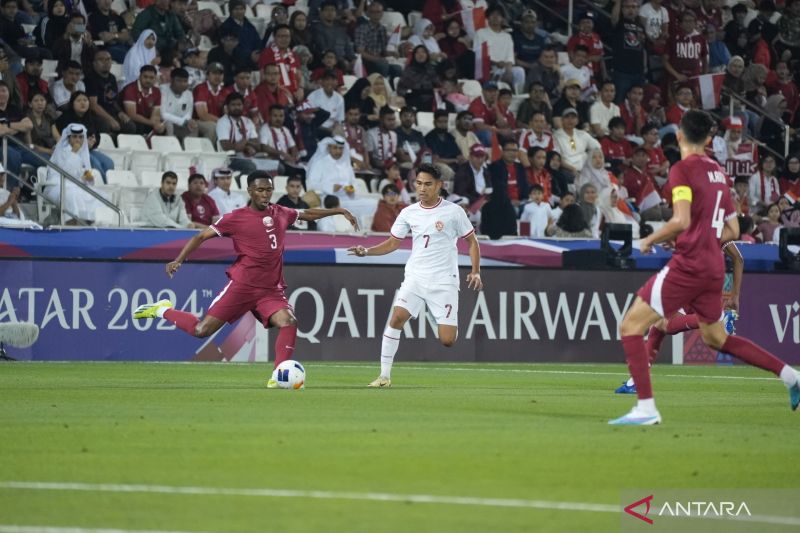 Timnas U-23 Tumbang di Laga Pembuka, Kalah 0-2 dari Qatar