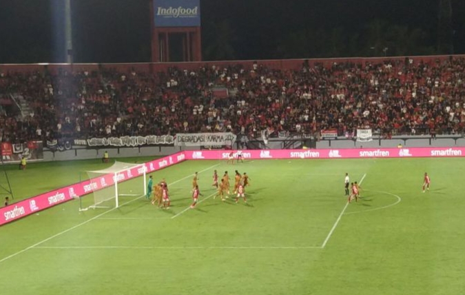 Bali United Vs Bhayangkara FC Disaksikan 7.288 Penonton, Skor 2-1