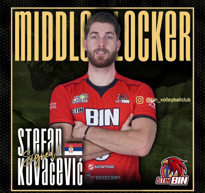 Proliga 2024, Stefan Kovacevic Resmi Bergabung dengan Jakarta STIN BIN
