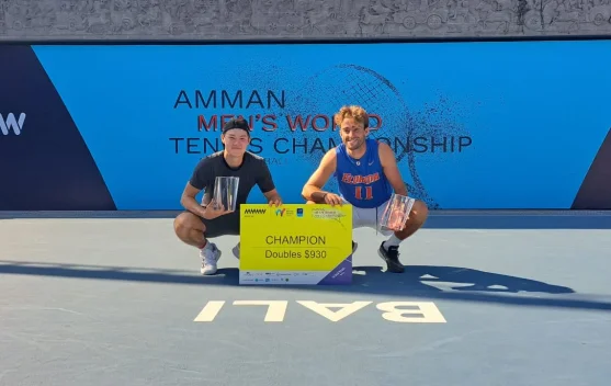 Tertinggal hingga Match Point, Chang/Perez Ramos Tetap Pertahankan Gelar M15 Bali
