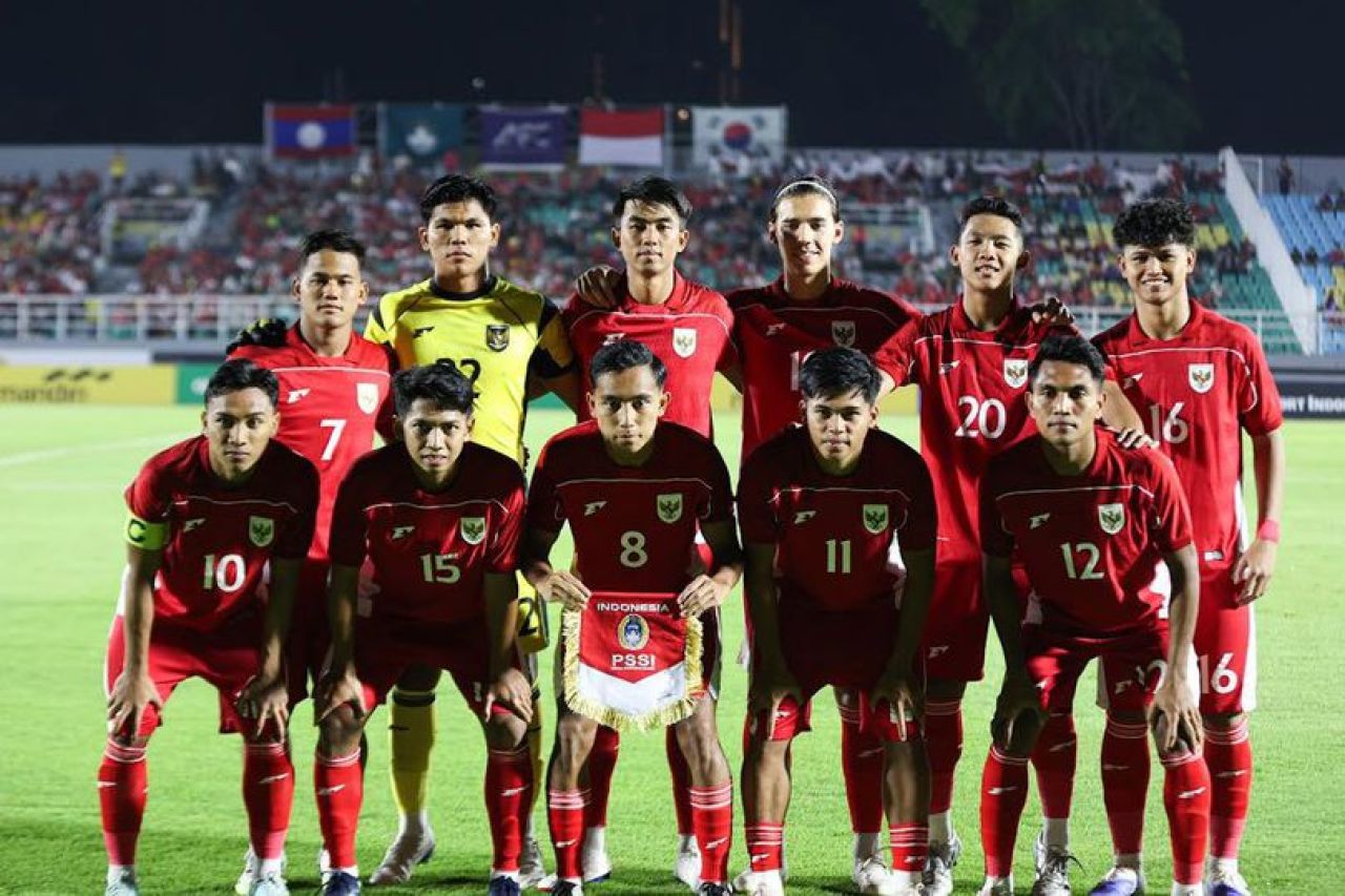 Kualifikasi Piala Asia U-23 2026: Starting XI Indonesia dalam laga melawan Makau, 6 September 2025/Net