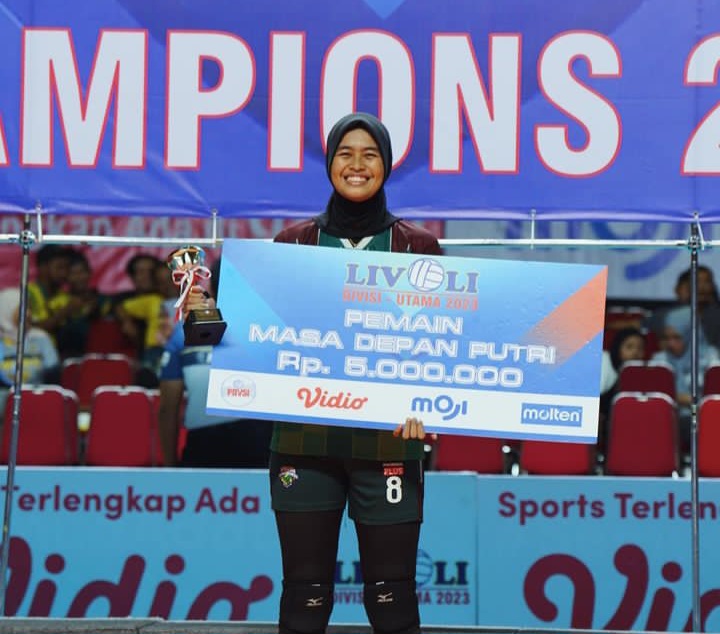 Putri Agustin Pemain Voli asal Sumenep Perkuat Timnas di AVC 2024