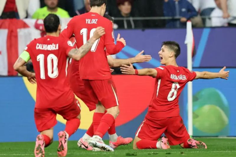 Turki Vs Georgia 3-1, Arda Guler Cetak Gol Spektakuler