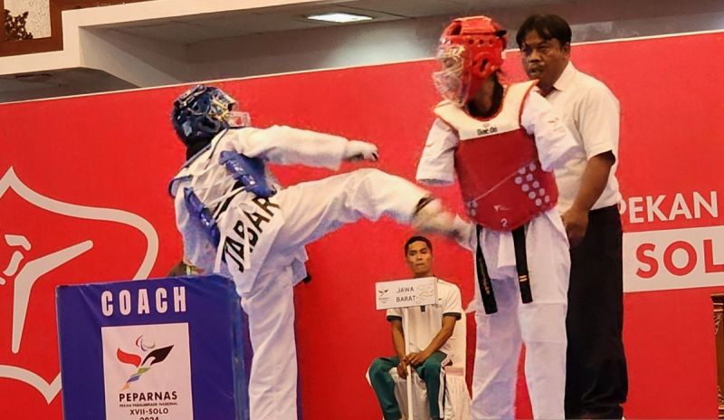 Para-Taekwondo Peparnas 2024: Eirene, Atlet Riau Sabet Emas Pertama